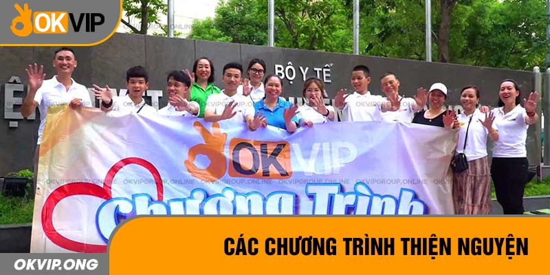 Các chương trình thiện nguyện