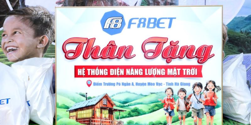 Tổng quát về dự án thiện nguyện của F8bet