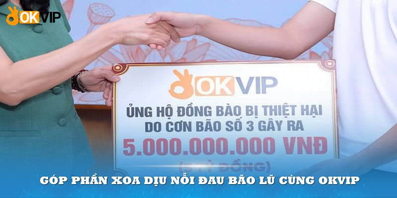 Cùng OKVIP chung tay làm giảm mất mát sau bão lũ